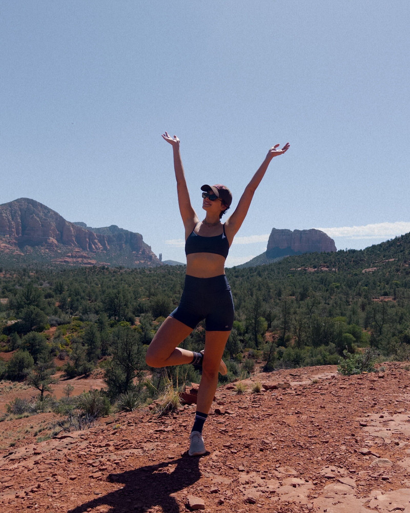 Taylor Hill featured in  the Alo Yoga advertisement for Spring/Summer 2025