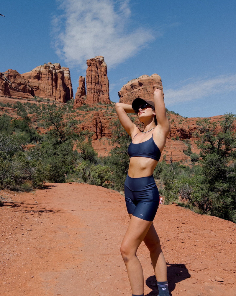 Taylor Hill featured in  the Alo Yoga advertisement for Spring/Summer 2025