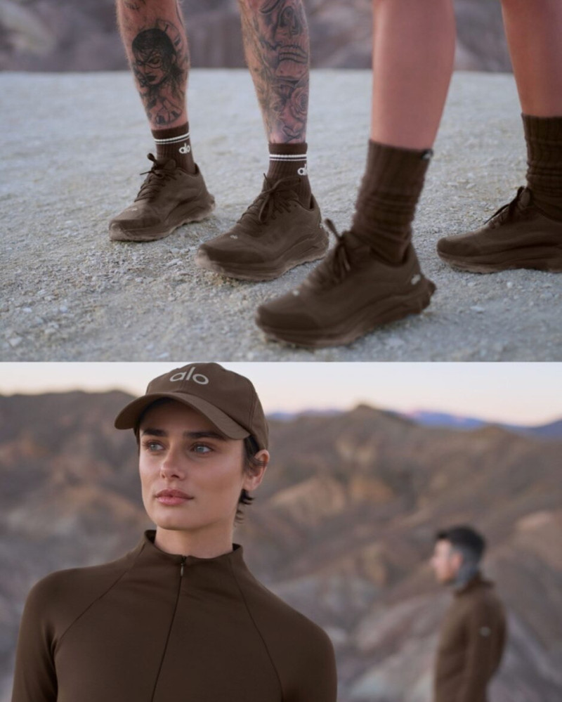 Taylor Hill featured in  the Alo Yoga advertisement for Spring/Summer 2025
