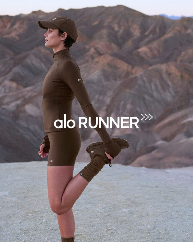 Taylor Hill featured in  the Alo Yoga advertisement for Spring/Summer 2025