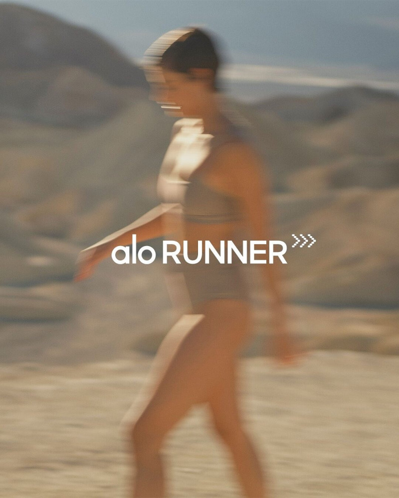 Taylor Hill featured in  the Alo Yoga advertisement for Spring/Summer 2025