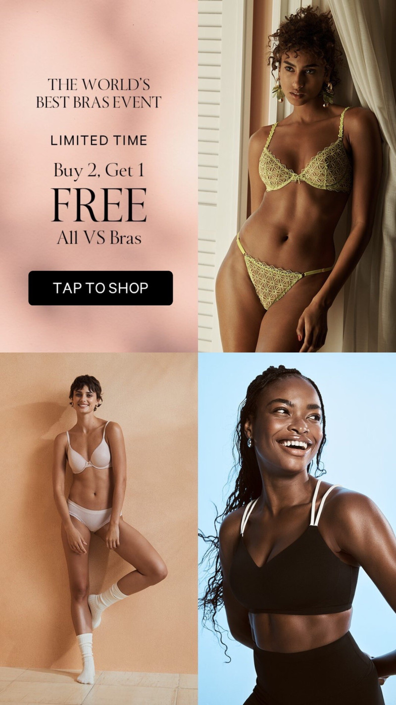 Taylor Hill featured in  the Victoria\'s Secret advertisement for Spring/Summer 2025