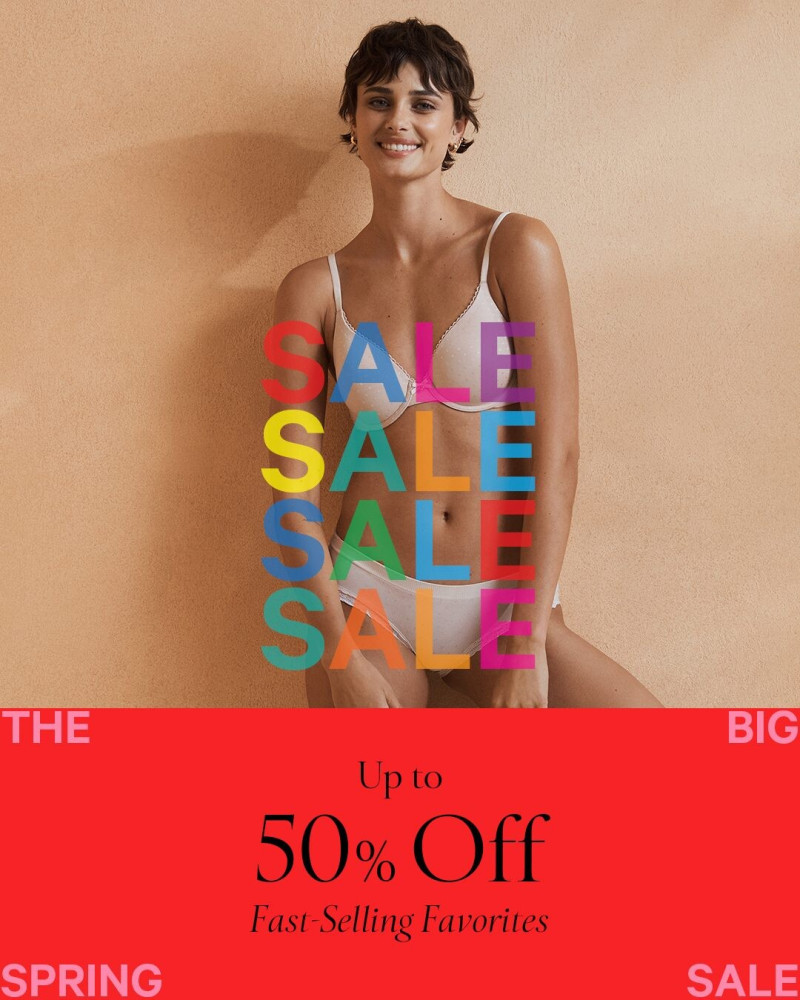 Taylor Hill featured in  the Victoria\'s Secret advertisement for Spring/Summer 2025