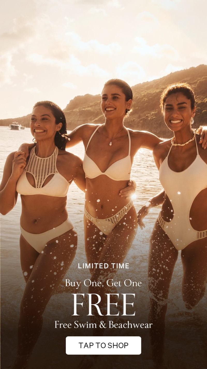 Taylor Hill featured in  the Victoria\'s Secret Summer Escape advertisement for Summer 2025