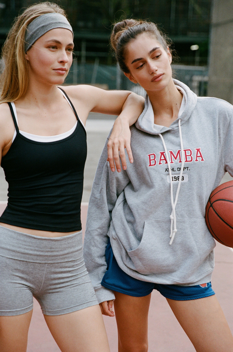Caroline Kelley featured in  the Bamba Swim advertisement for Summer 2024