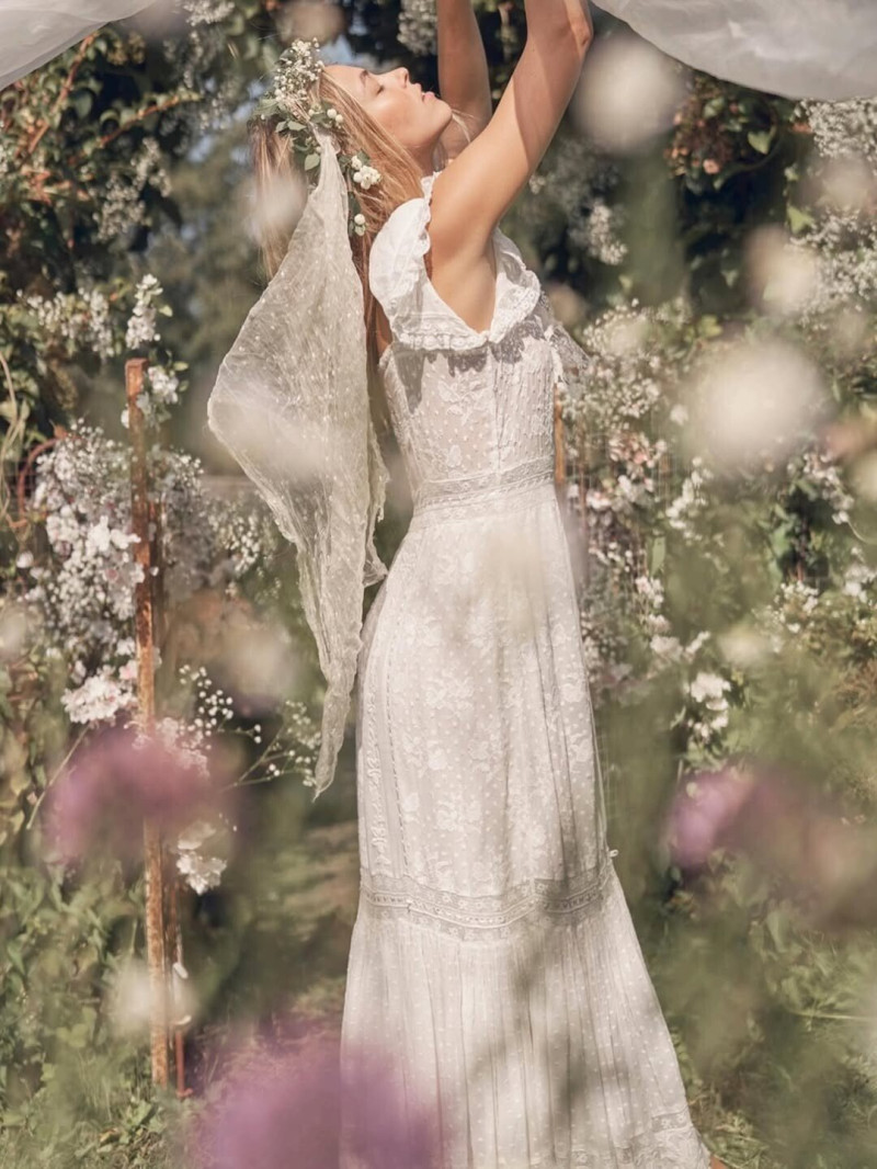 Caroline Kelley featured in  the LoveShackFancy lookbook for Summer 2025