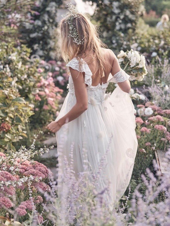 Caroline Kelley featured in  the LoveShackFancy lookbook for Summer 2025