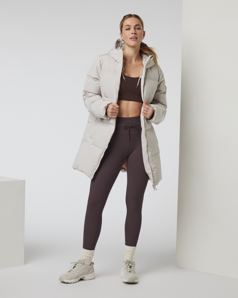 Caroline Kelley featured in  the vuori catalogue for Holiday 2024