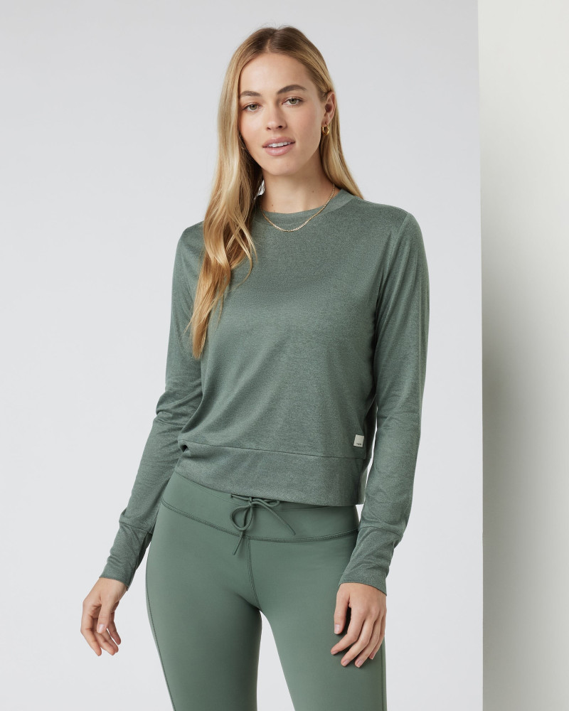 Caroline Kelley featured in  the vuori catalogue for Holiday 2024