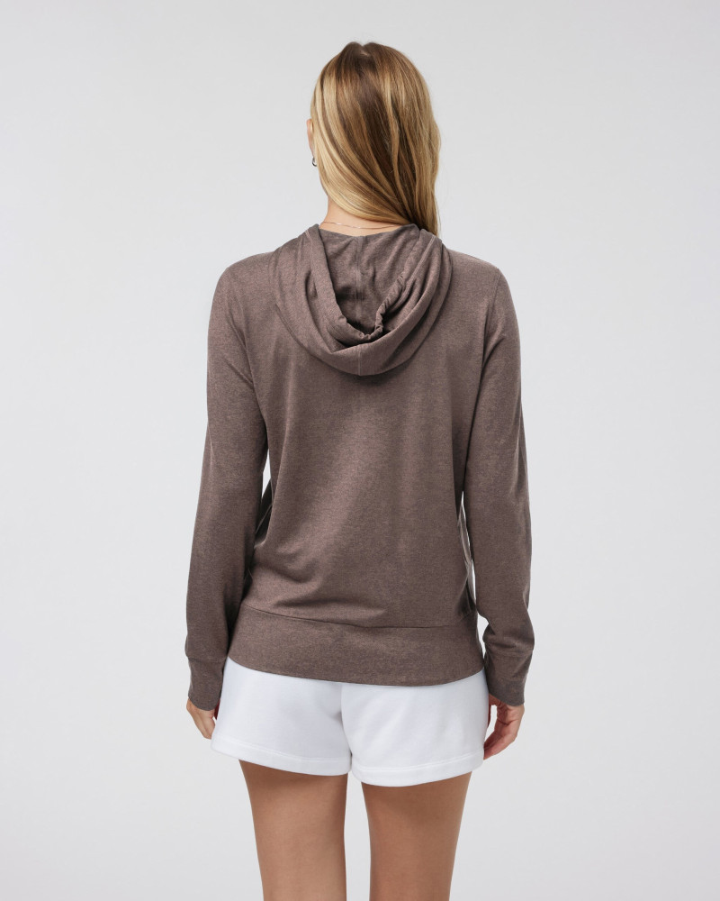 Caroline Kelley featured in  the vuori catalogue for Holiday 2024