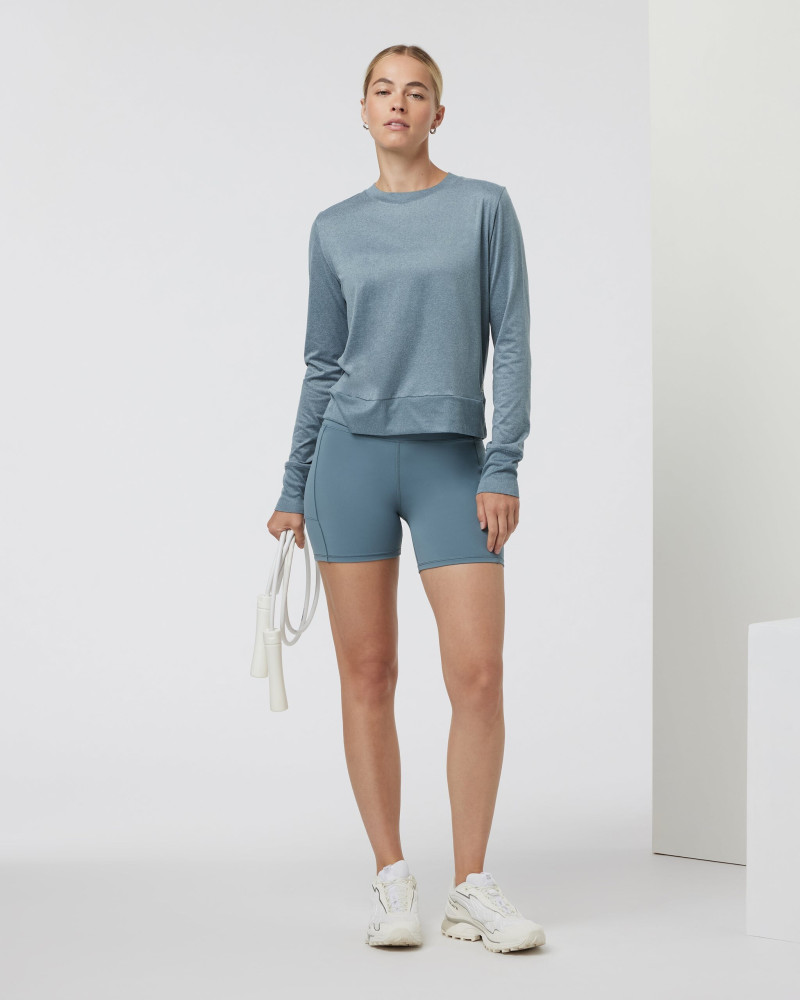 Caroline Kelley featured in  the vuori catalogue for Holiday 2024