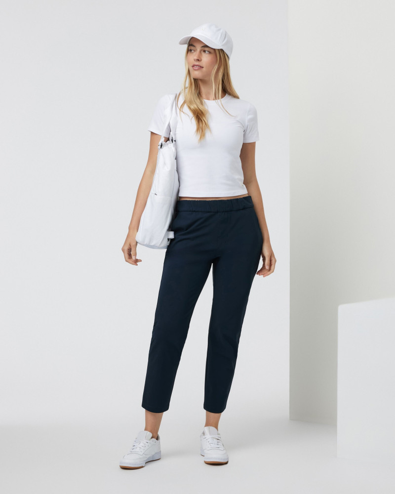 Caroline Kelley featured in  the vuori catalogue for Holiday 2024