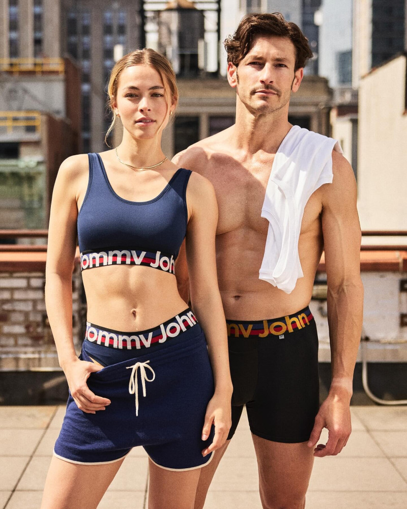 Caroline Kelley featured in  the Tommy John advertisement for Autumn/Winter 2024