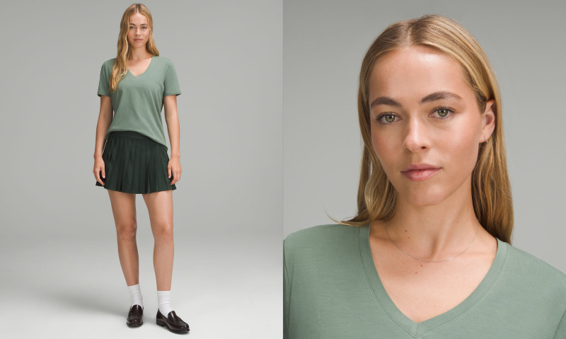 Caroline Kelley featured in  the Lululemon catalogue for Autumn/Winter 2024