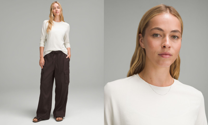 Caroline Kelley featured in  the Lululemon catalogue for Autumn/Winter 2024
