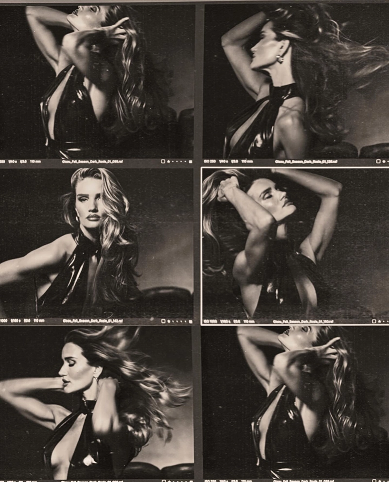 Rosie Huntington-Whiteley featured in  the Gisou advertisement for Fall 2025