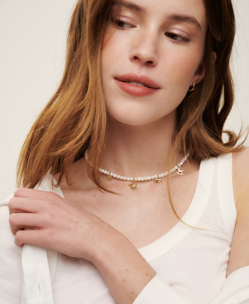 Natasha Kozyreva featured in  the Fiore advertisement for Summer 2025