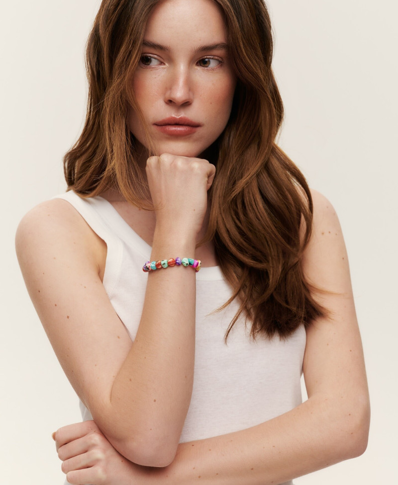 Natasha Kozyreva featured in  the Fiore advertisement for Summer 2025