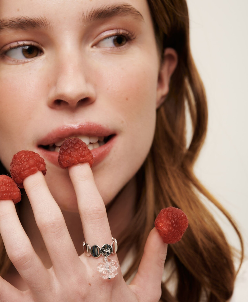 Natasha Kozyreva featured in  the Fiore advertisement for Summer 2025