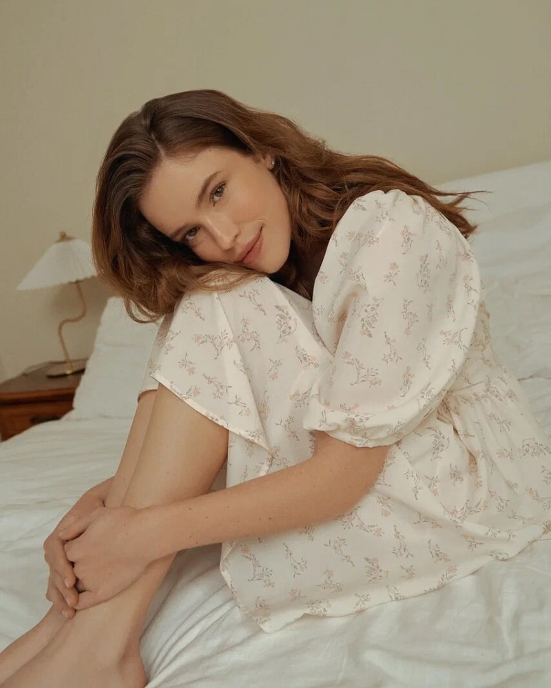 Natasha Kozyreva featured in  the ZimaLetto lookbook for Summer 2025