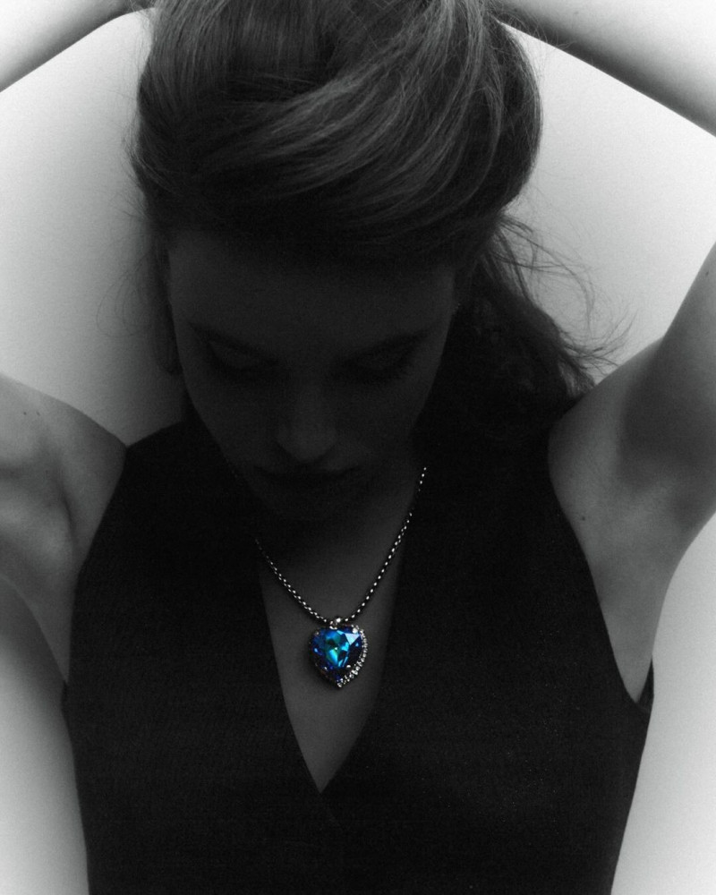 Natasha Kozyreva featured in  the Starcult Jewelry advertisement for Autumn/Winter 2023