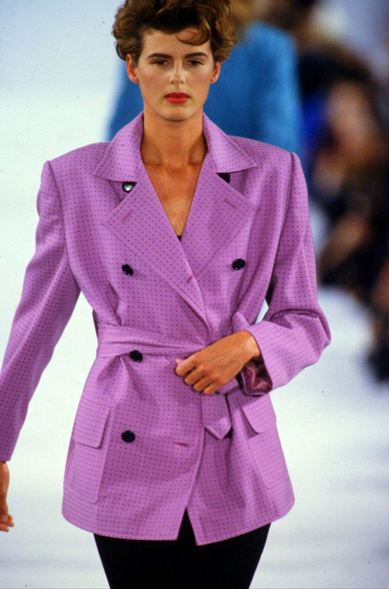 Elizabeth Josie Borain featured in  the Isaac Mizrahi fashion show for Spring/Summer 1992