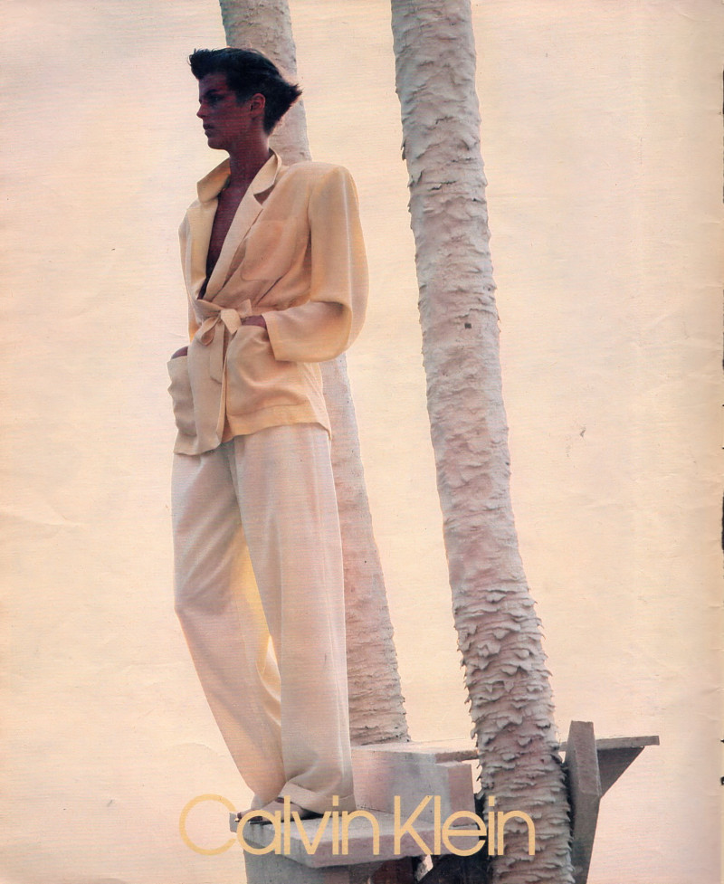 Elizabeth Josie Borain featured in  the Calvin Klein advertisement for Spring/Summer 1985