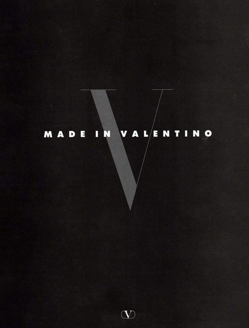 Valentino advertisement for Spring/Summer 1989