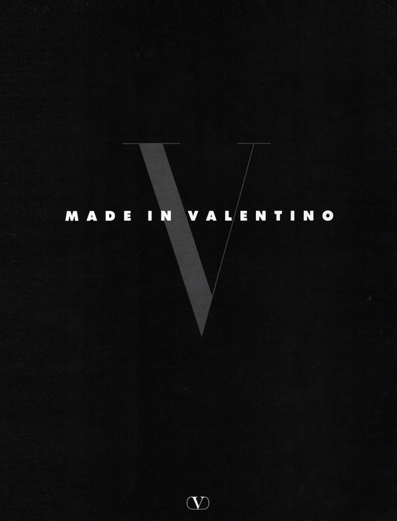 Valentino advertisement for Spring/Summer 1989