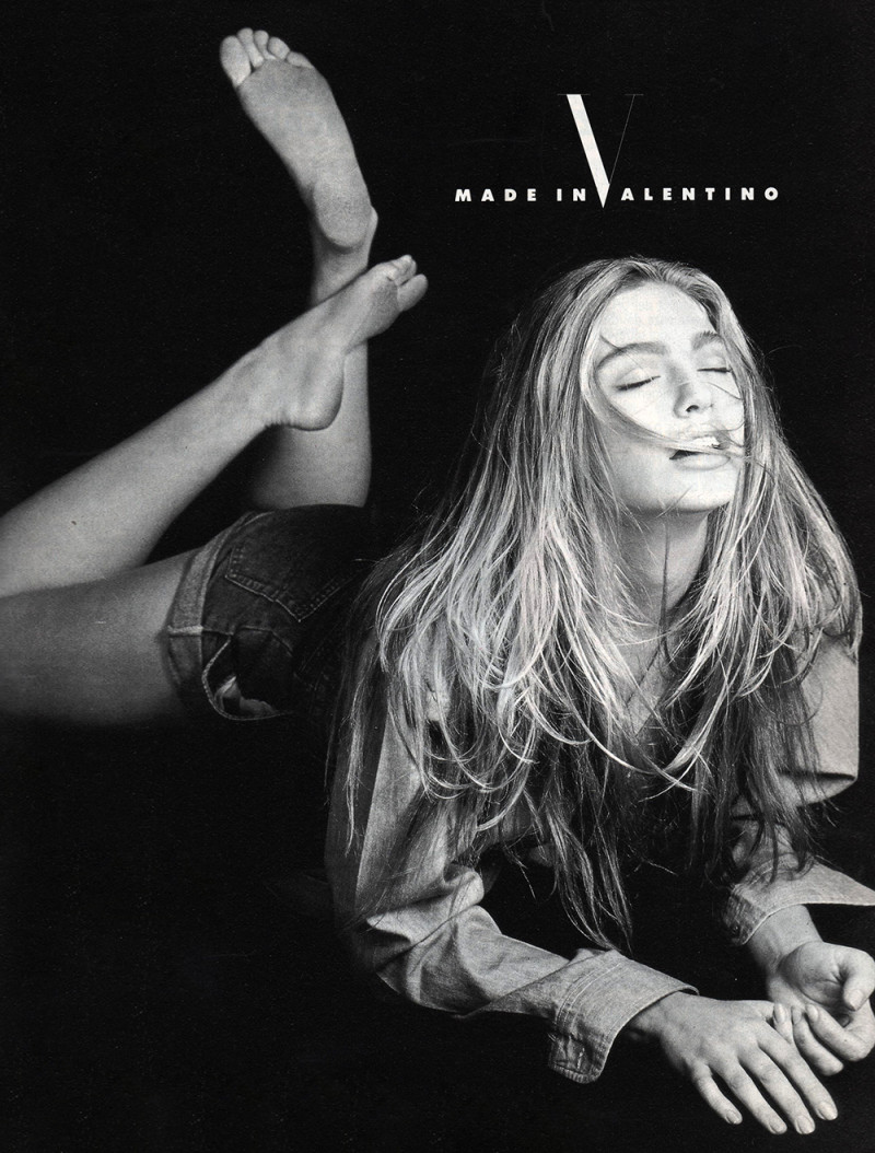 Valentino advertisement for Spring/Summer 1989