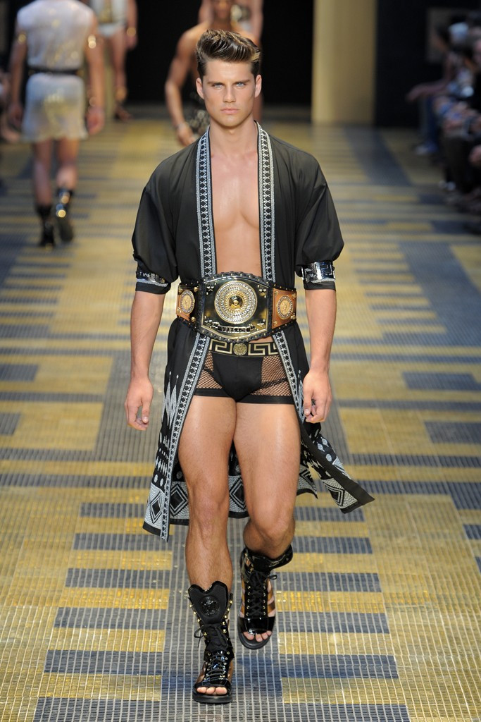 Versace fashion show for Spring/Summer 2013