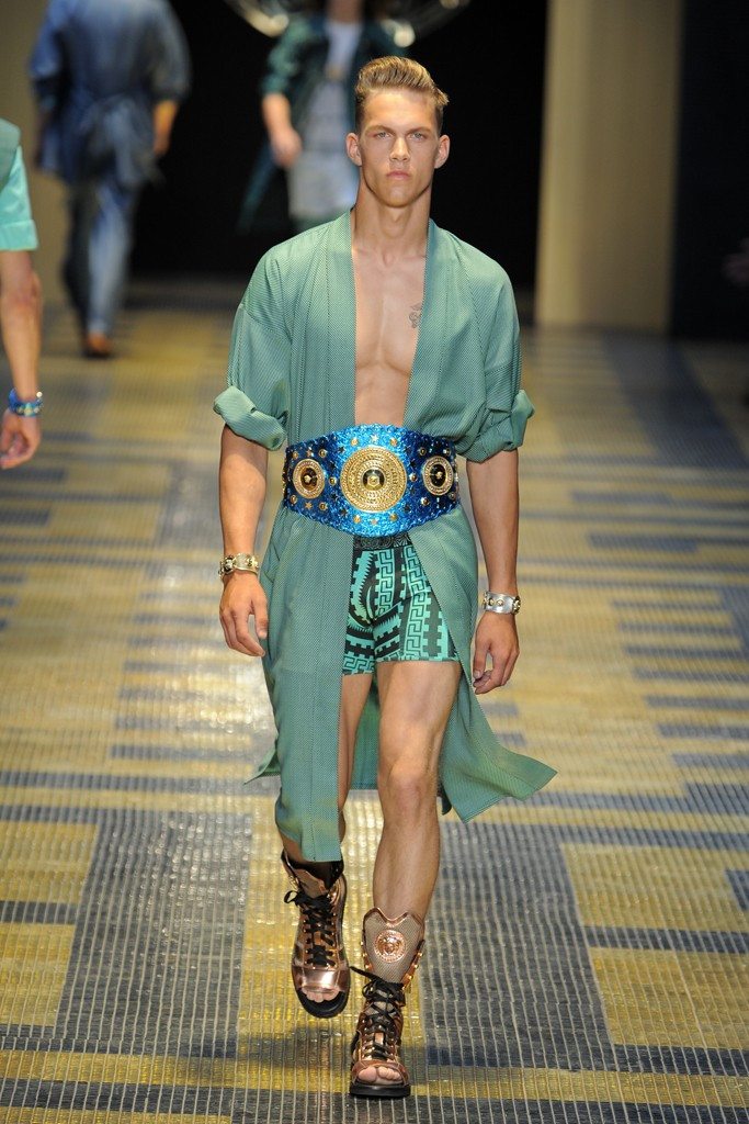 Versace fashion show for Spring/Summer 2013