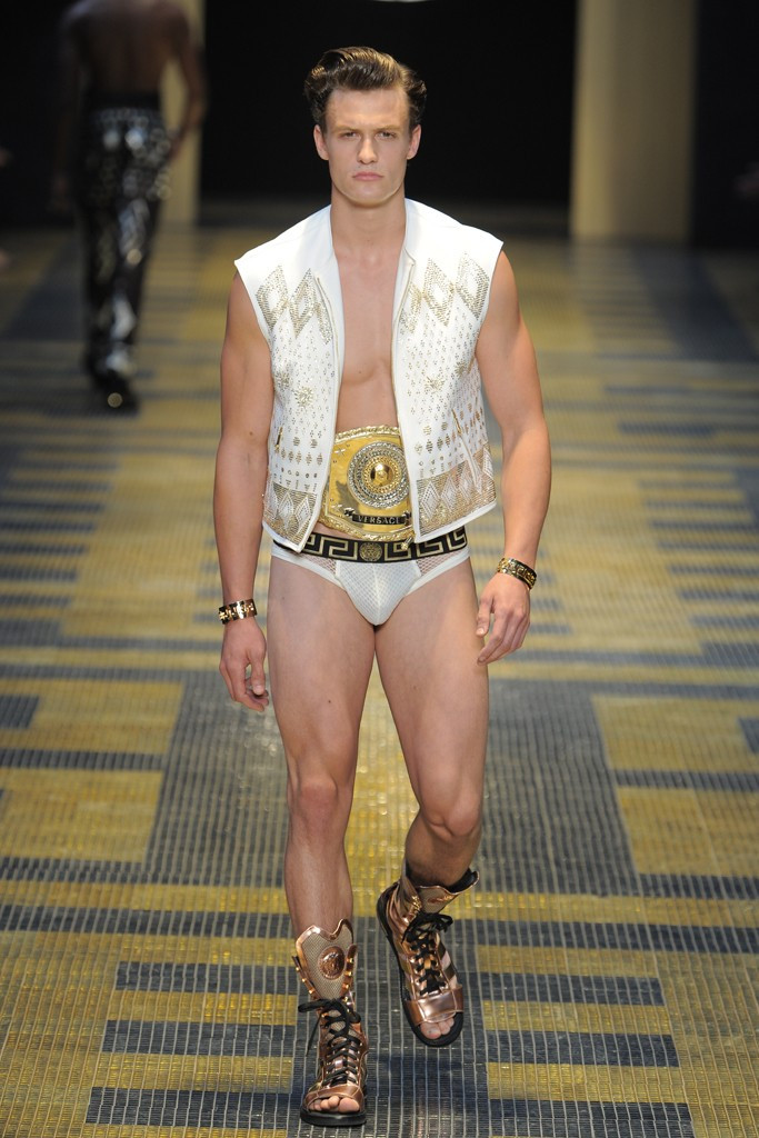 Versace fashion show for Spring/Summer 2013