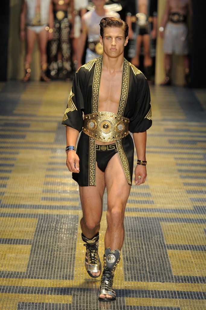Versace fashion show for Spring/Summer 2013