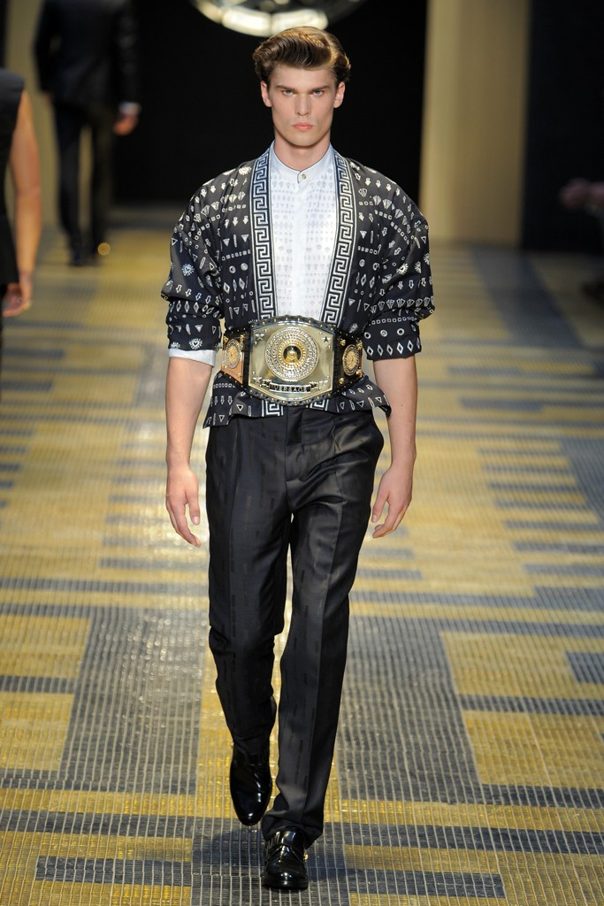 Versace fashion show for Spring/Summer 2013