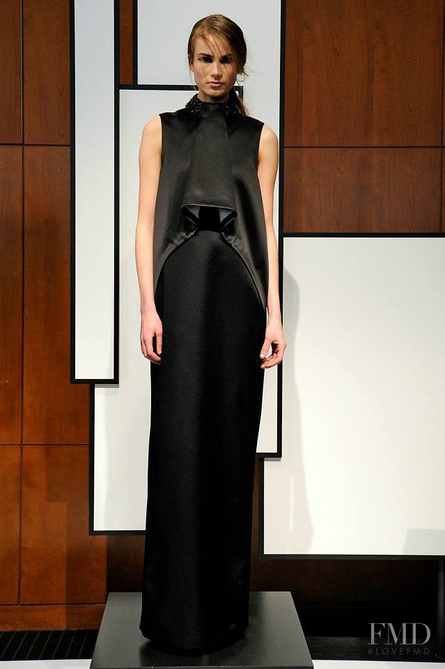 Andrea Jorgensen featured in  the Raoul fashion show for Autumn/Winter 2014