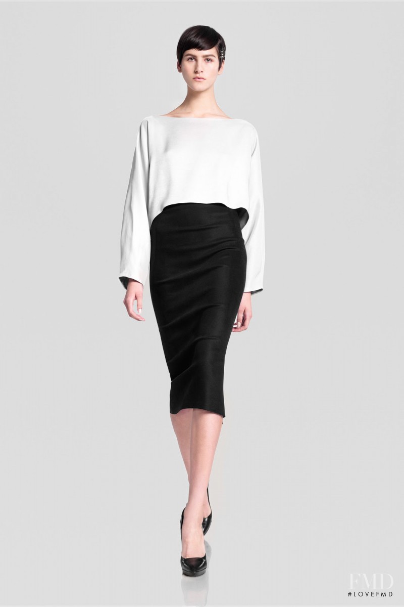 Athena Wilson featured in  the Donna Karan New York lookbook for Pre-Fall 2013
