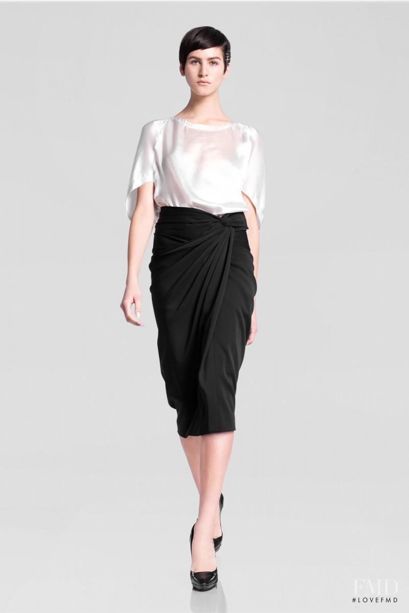 Athena Wilson featured in  the Donna Karan New York lookbook for Pre-Fall 2013