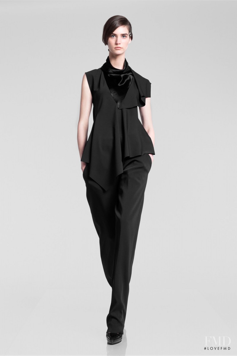 Manon Leloup featured in  the Donna Karan New York lookbook for Pre-Fall 2013