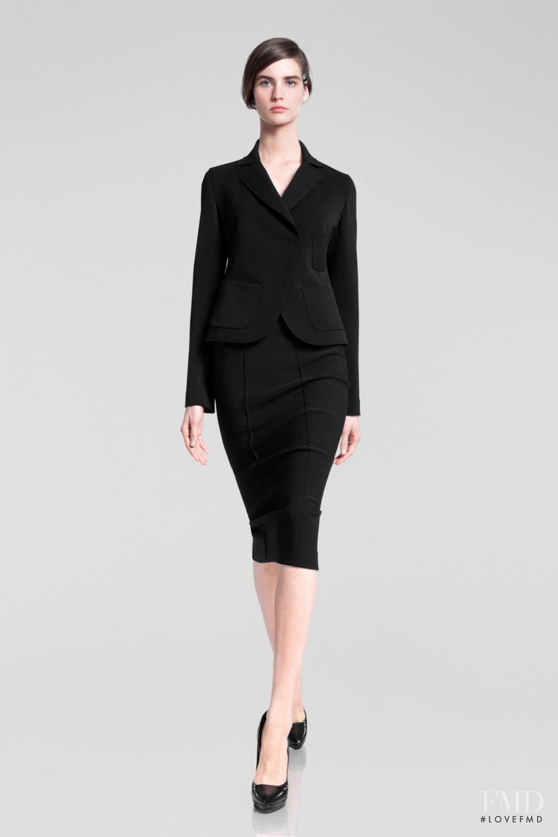 Manon Leloup featured in  the Donna Karan New York lookbook for Pre-Fall 2013
