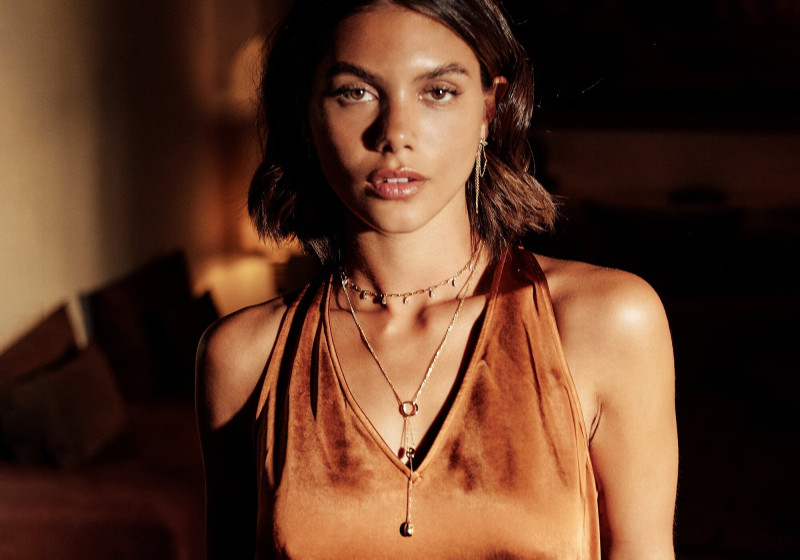 Malena Malu Spinzi featured in  the Zag Bijoux advertisement for Autumn/Winter 2024