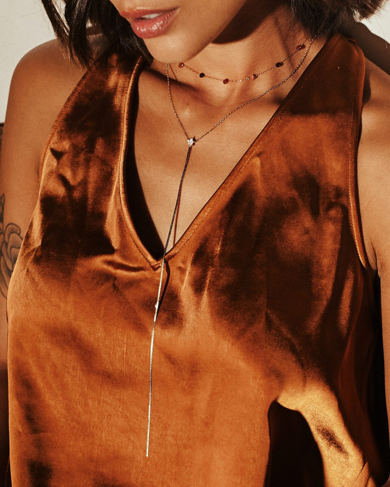 Malena Malu Spinzi featured in  the Zag Bijoux advertisement for Autumn/Winter 2024