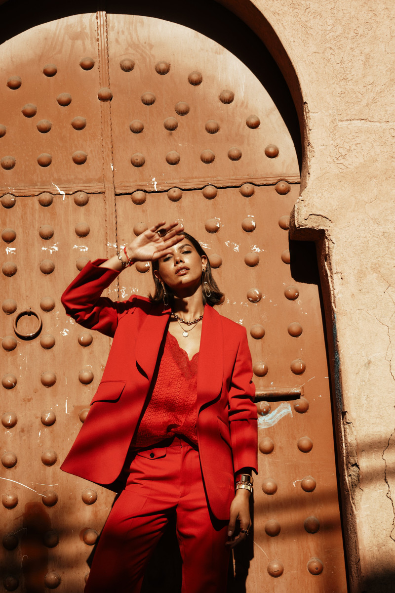 Malena Malu Spinzi featured in  the Zag Bijoux advertisement for Autumn/Winter 2024