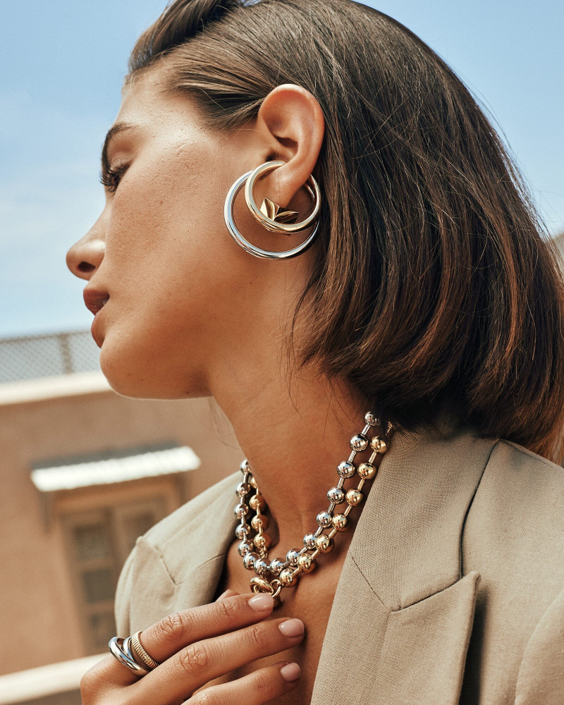 Malena Malu Spinzi featured in  the Zag Bijoux advertisement for Autumn/Winter 2024