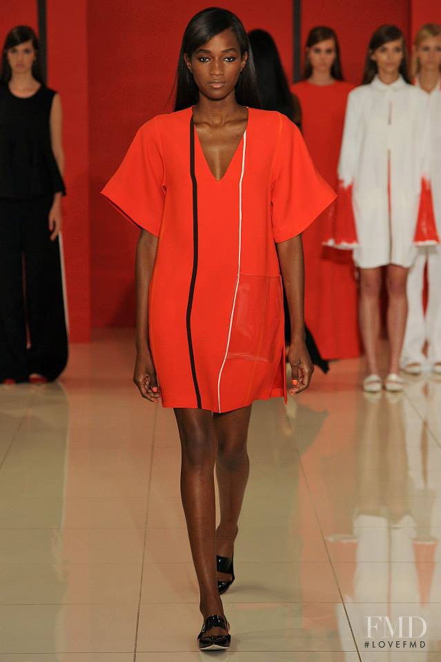 Janica Compte featured in  the Lisa Perry fashion show for Spring/Summer 2015