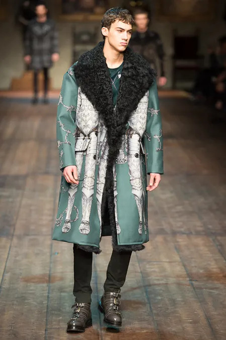 Alessio Pozzi featured in  the Dolce & Gabbana fashion show for Autumn/Winter 2014