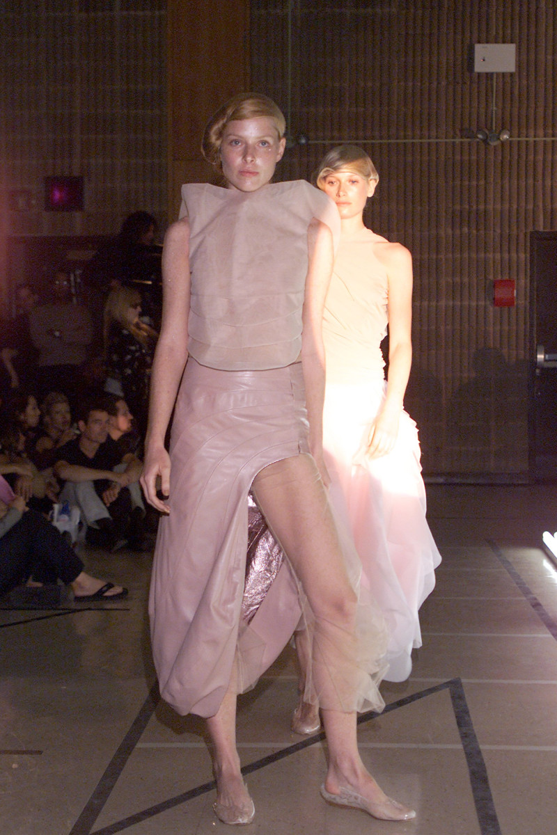 three As Four fashion show for Spring/Summer 2001