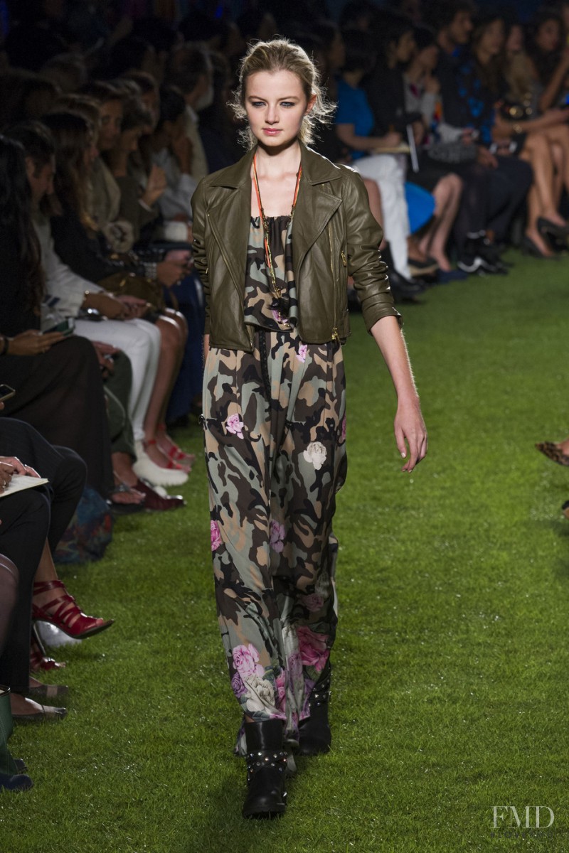 Georgie Perkins featured in  the be Blumarine fashion show for Spring/Summer 2015