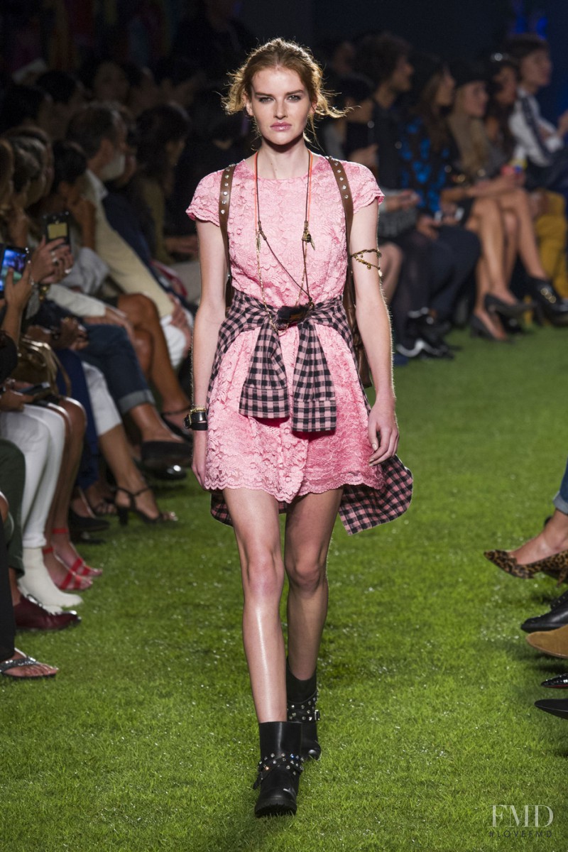 Dorota Kullova featured in  the be Blumarine fashion show for Spring/Summer 2015