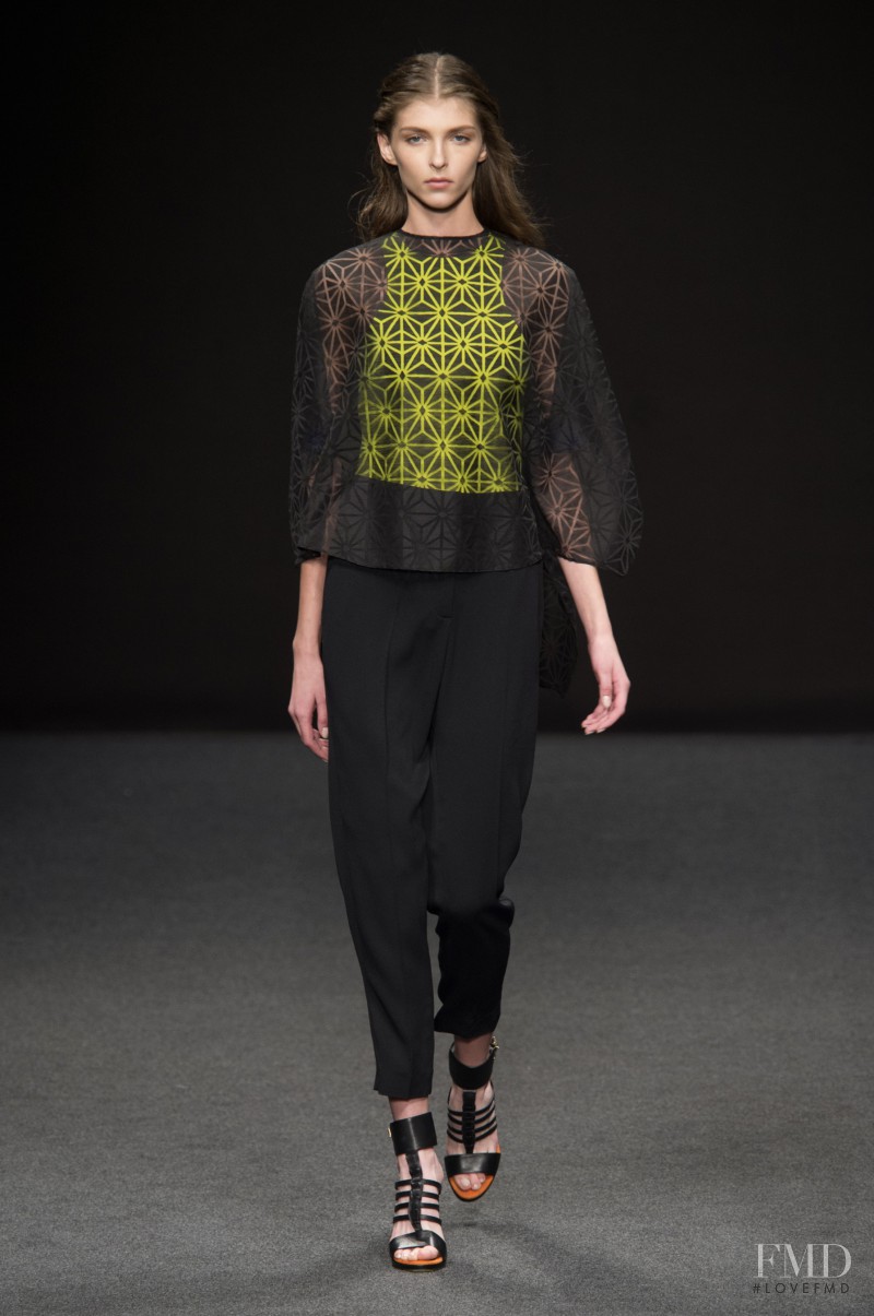 Anastasia Lagune featured in  the byblos fashion show for Spring/Summer 2015